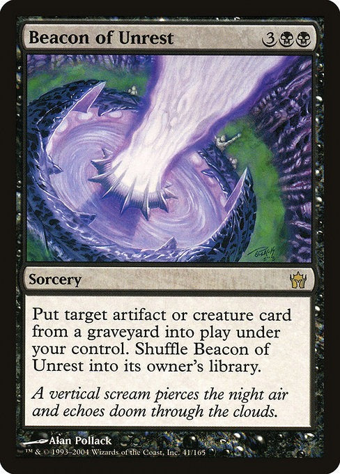 Card # 41  Beacon of Unrest Fifth Dawn