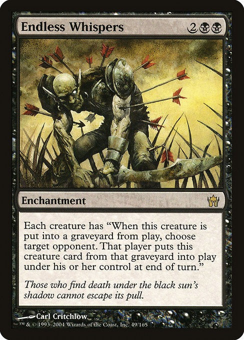 Card # 49  Endless Whispers Fifth Dawn