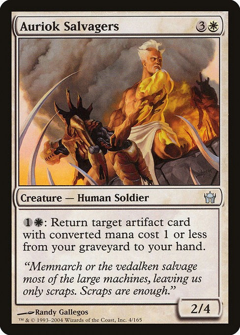Card # 4  Auriok Salvagers Fifth Dawn