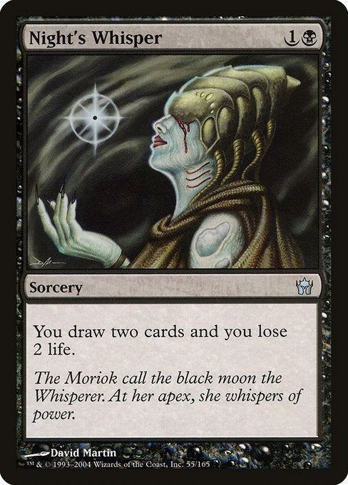 Card # 55  Night's Whisper Fifth Dawn