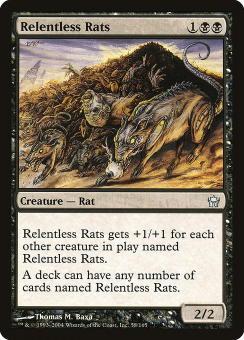 Card # 58  Relentless Rats Fifth Dawn