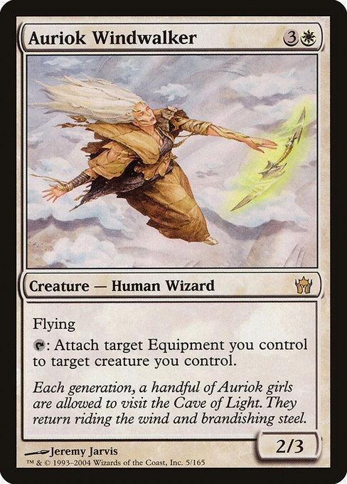 Card # 5  Auriok Windwalker Fifth Dawn