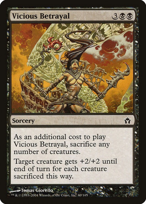 Card # 60  Vicious Betrayal Fifth Dawn
