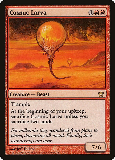 Card # 63  Cosmic Larva Fifth Dawn