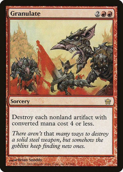 Card # 67  Granulate Fifth Dawn