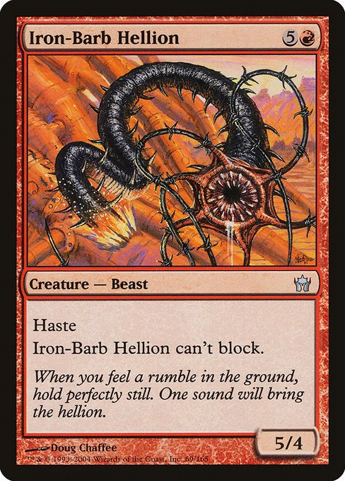 Card # 69  Iron-Barb Hellion Fifth Dawn
