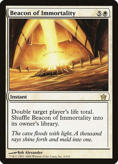 Card # 6  Beacon of Immortality Fifth Dawn