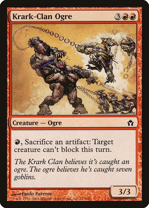 Card # 71  Krark-Clan Ogre Fifth Dawn