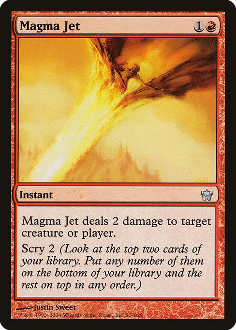 Card # 73  Magma Jet Fifth Dawn