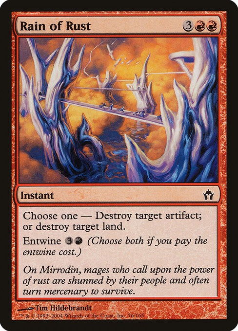 Card # 76  Rain of Rust Fifth Dawn
