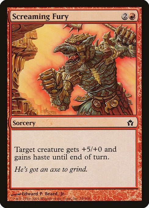Card # 78  Screaming Fury Fifth Dawn
