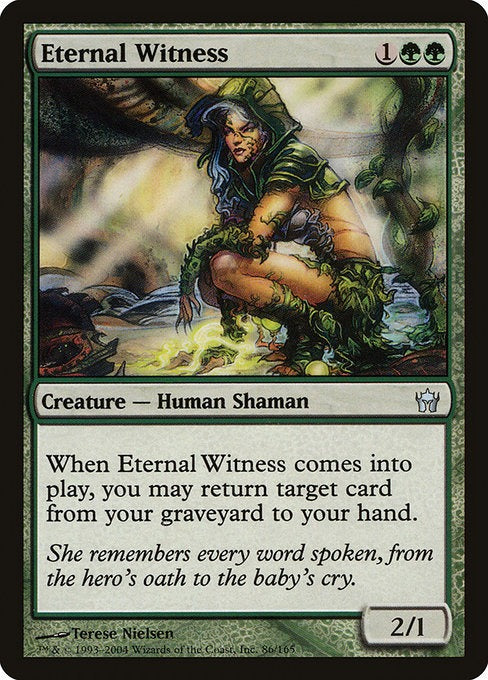 Card # 86  Eternal Witness Fifth Dawn