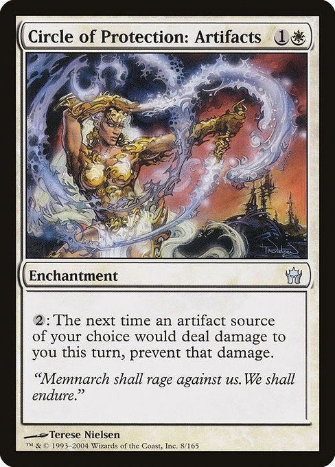 Card # 8  Circle of Protection: Artifacts Fifth Dawn