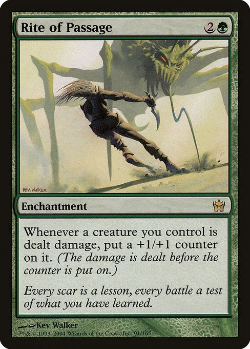 Card # 91  Rite of Passage Fifth Dawn