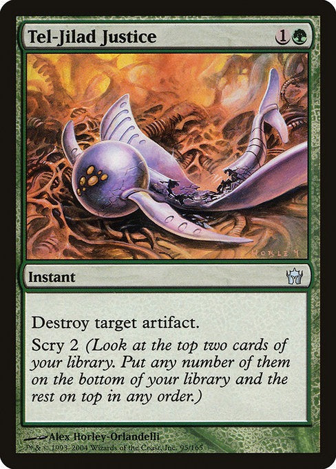 Card # 95  Tel-Jilad Justice Fifth Dawn