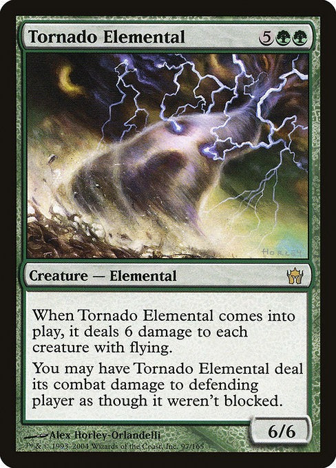 Card # 97  Tornado Elemental Fifth Dawn