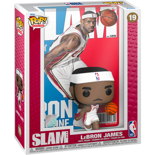 NBA: Basketball - LeBron James SLAM Pop! Magazine Cover Vinyl Figure