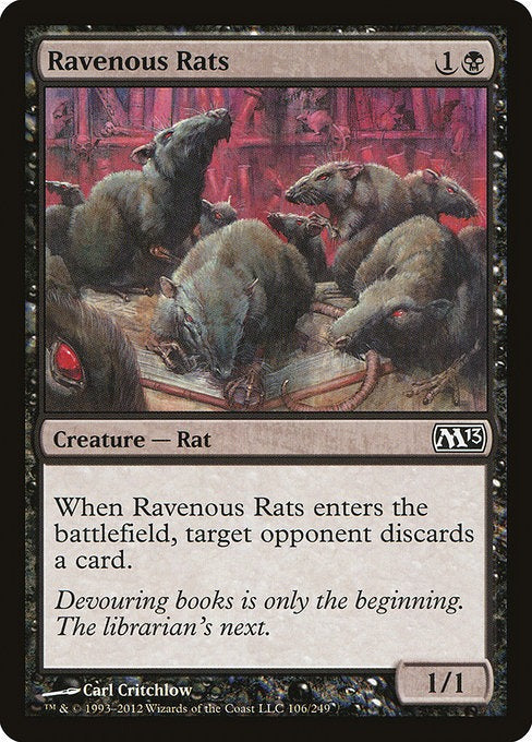 Ravenous Rats M 13 Card # 102