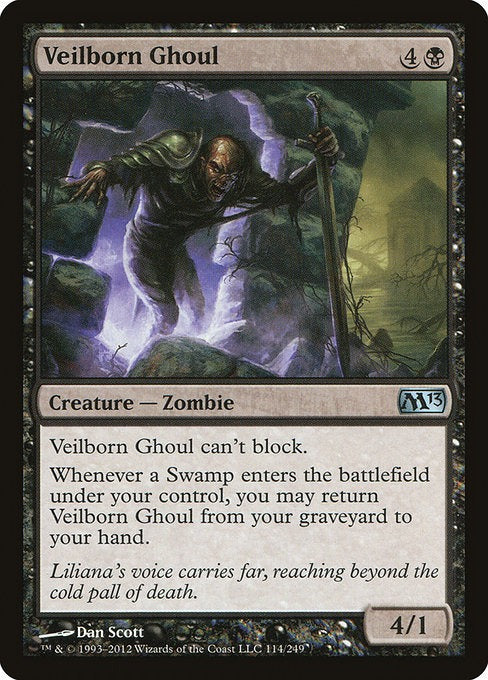 Veilborn Ghoul M 13 Card # 110