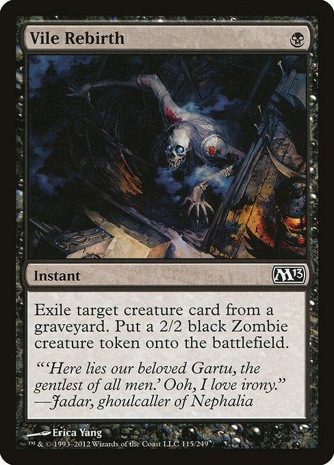 Vile Rebirth M 13 Card # 111