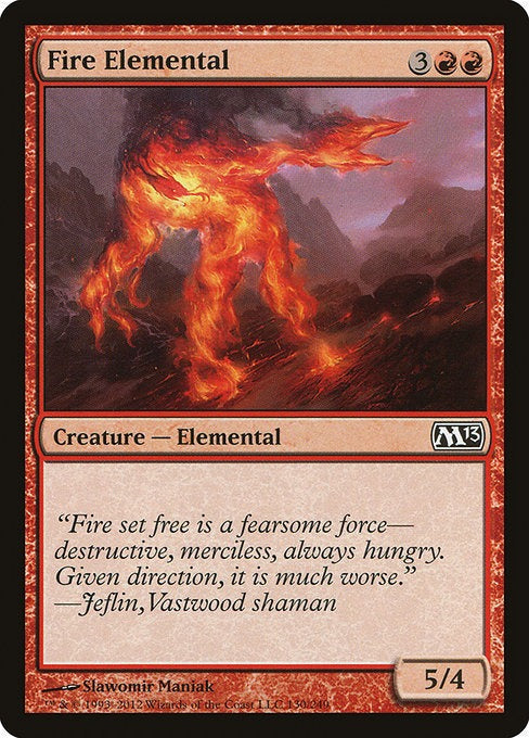 Fire Elemental M 13 Card # 126