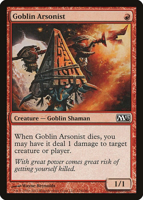 Goblin Arsonist M 13 Card # 130