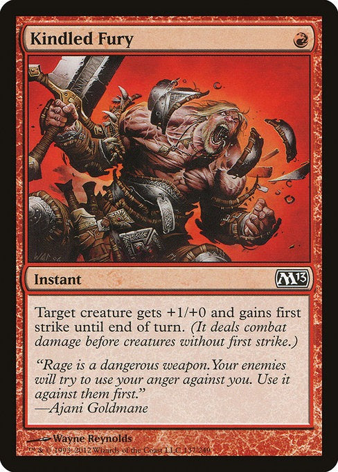 Kindled Fury M 13 Card # A-132