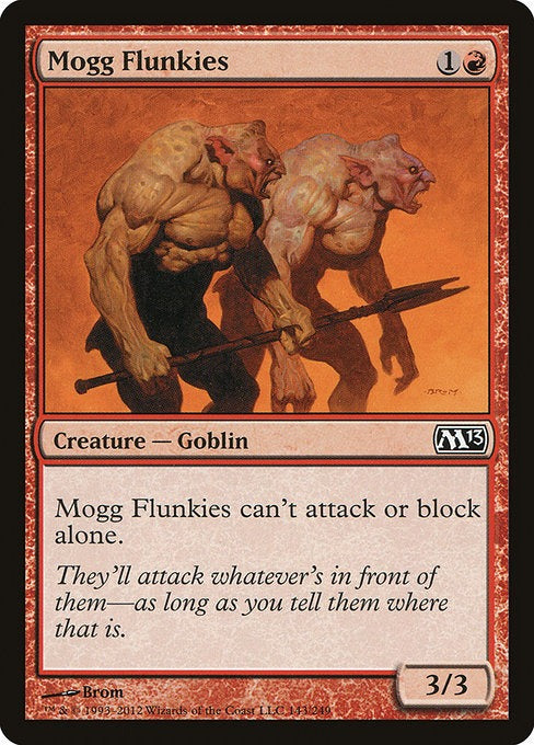 Mogg Flunkies M 13 Card # 138