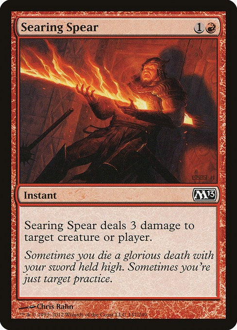 Searing Spear M 13 Card # 141