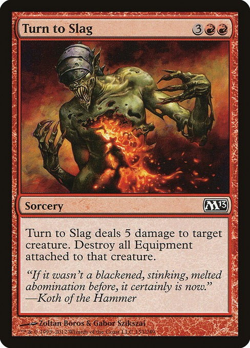 Turn to Slag M 13 Card # 147