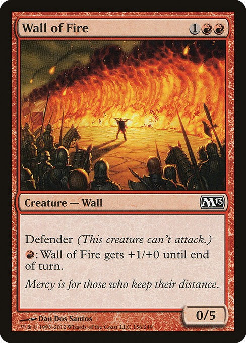 Wall of Fire M 13 Card # 150