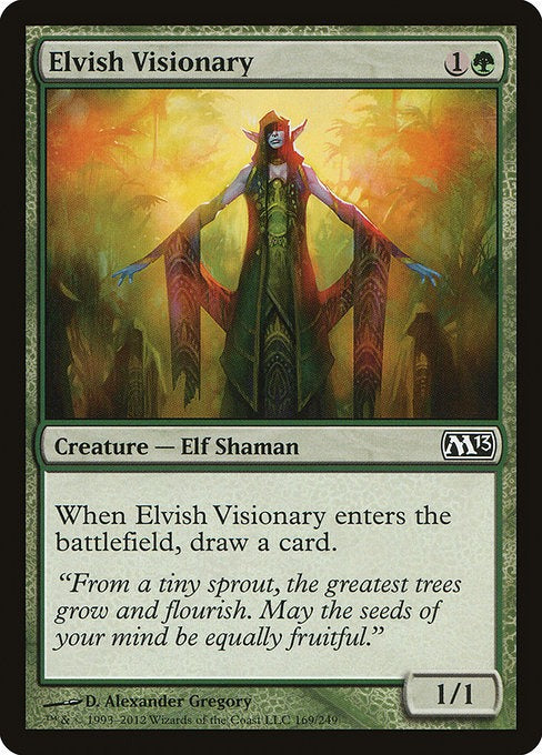 Elvish Visionary M 13 Card # 162