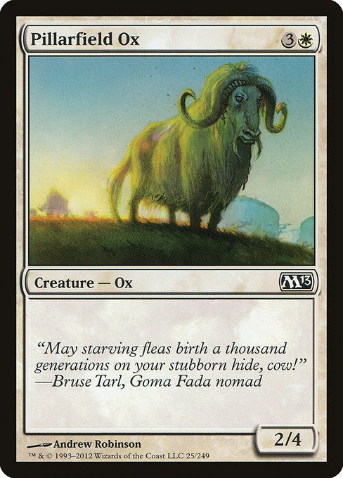 Pillarfield Ox M 13 Card # 25