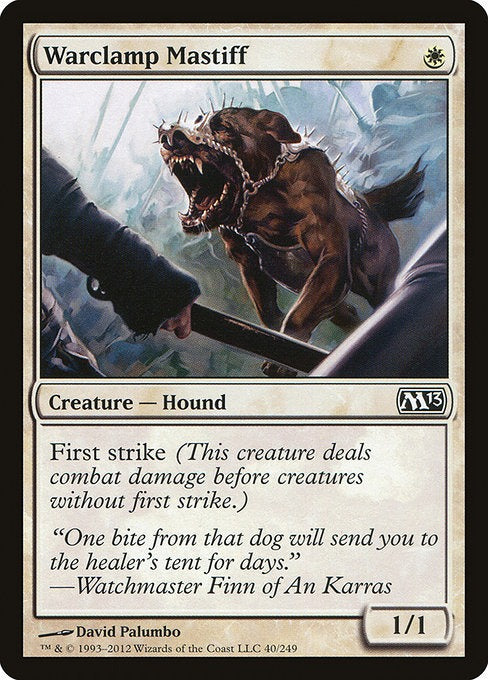 Warclamp Mastiff M 13 Card # 40