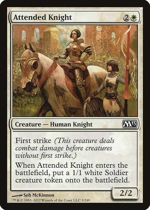 Attended Knight M 13 Card # 5