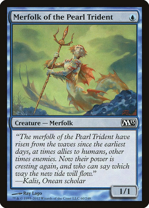 Merfolk of the Pearl Trident M 13 Card # 59