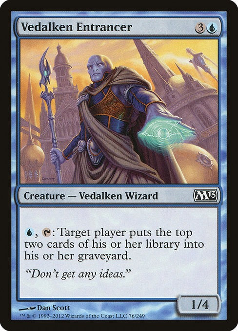 Vedalken Entrancer M 13 Card # 72