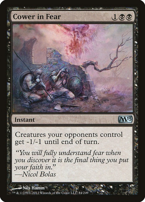 Cower in Fear M 13 Card # 80