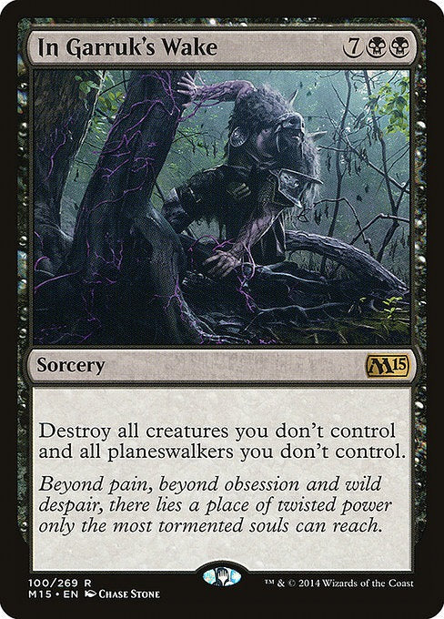 Card # 100  In Garruk's Wake Magic 15