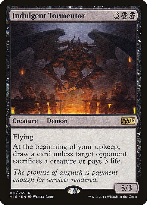 Card # 101  Indulgent Tormentor Magic 15