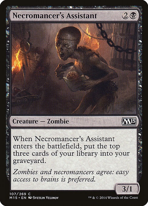 Card # 107  Necromancer's Assistant Magic 15