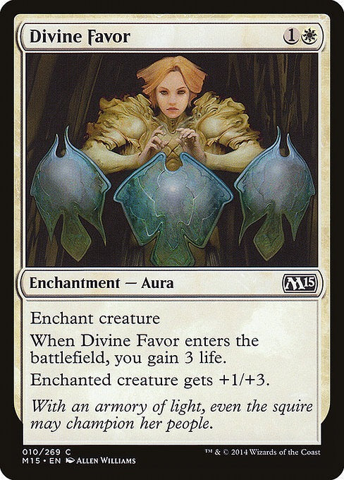 Card # 10  Divine Favor Magic 15