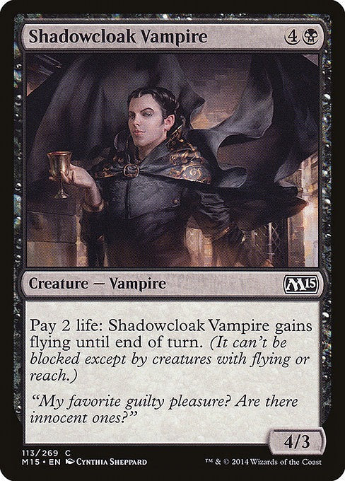 Card # 113  Shadowcloak Vampire Magic 15