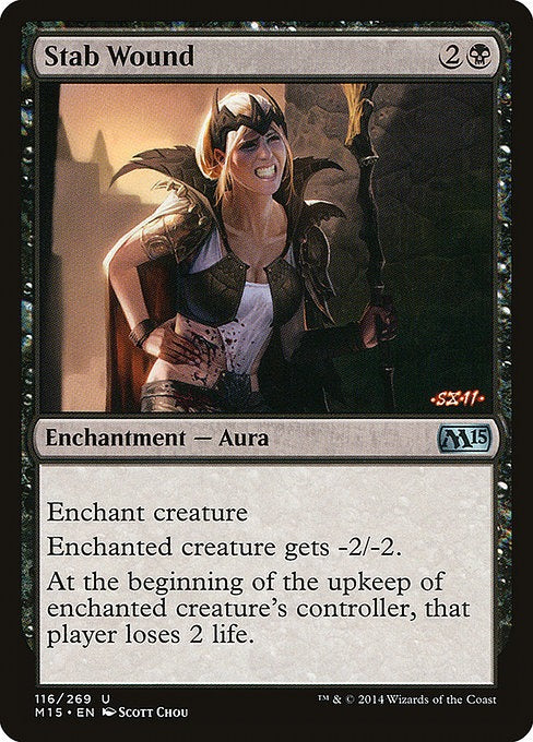 Card # 116  Stab Wound Magic 15