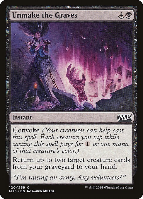 Card # 120  Unmake the Graves Magic 15