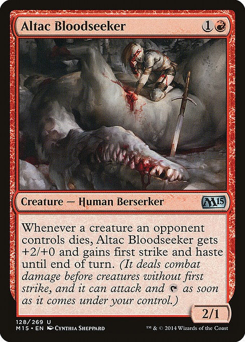 Card # 128  Altac Bloodseeker Magic 15