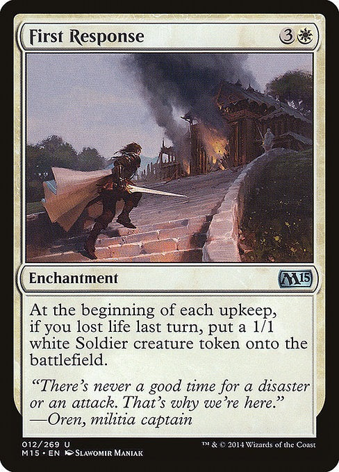 Card # 12  First Response Magic 15