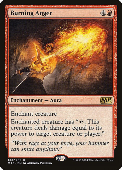 Card # 133  Burning Anger Magic 15