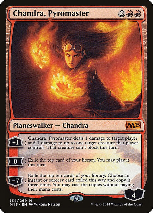 Card # 134  Chandra, Pyromaster Magic 15
