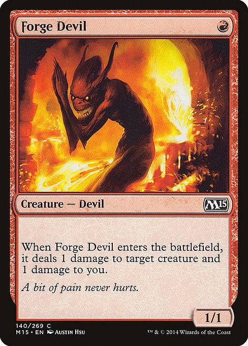 Card # 140  Forge Devil Magic 15